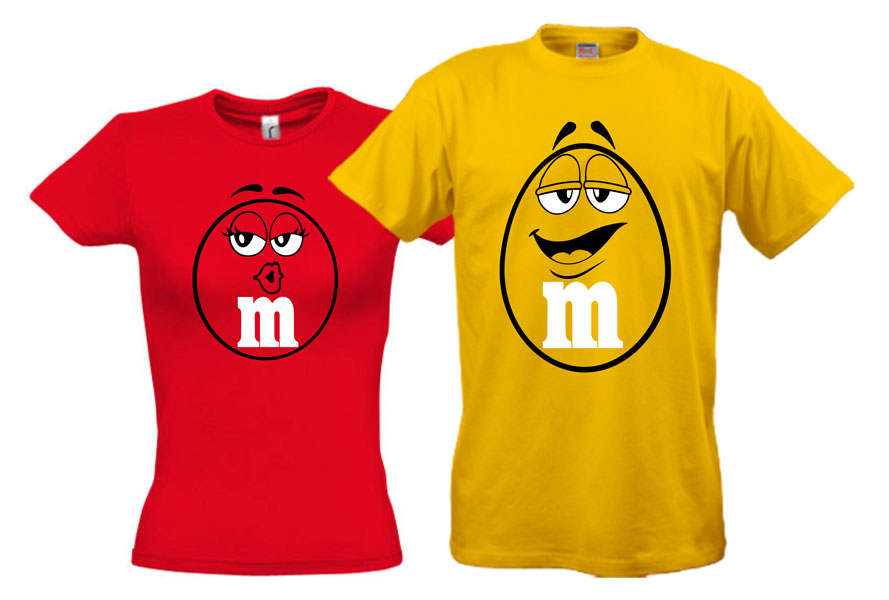 Парные футболки M&M’s