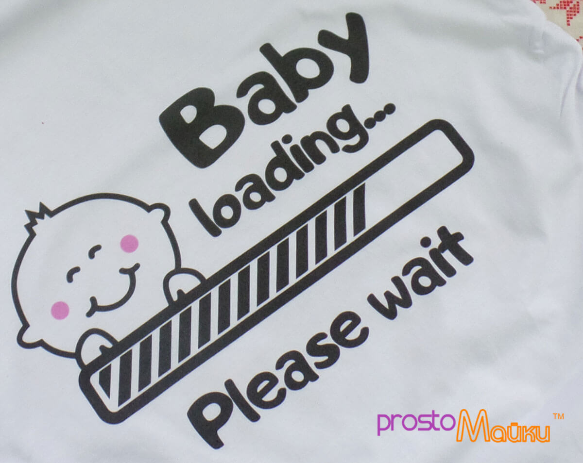 Подовжена футболка Baby loading
