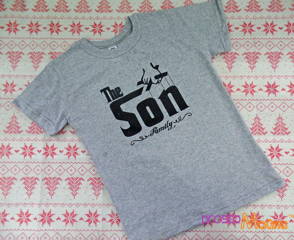 Детская футболка The son (family)