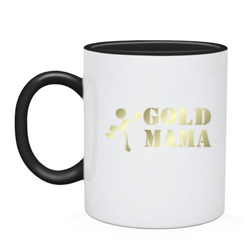 Чашка Gold мама
