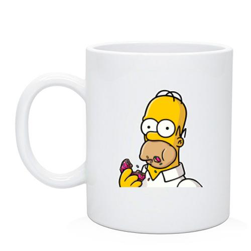 Чашка Гомер с Пончиком