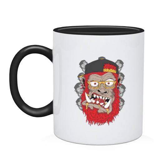 Чашка Gorilla with red beard
