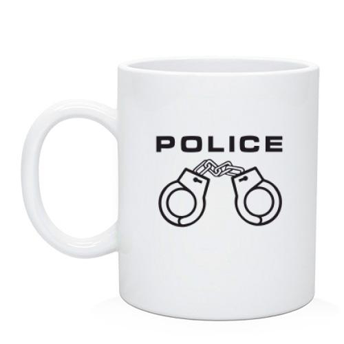 Чашка POLICE с наручниками