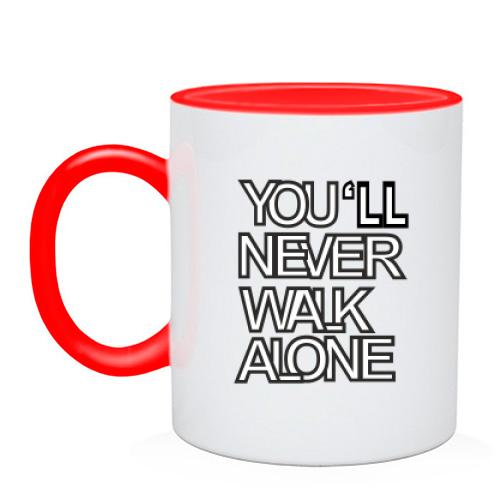 Чашка You'll Never Walk Alone