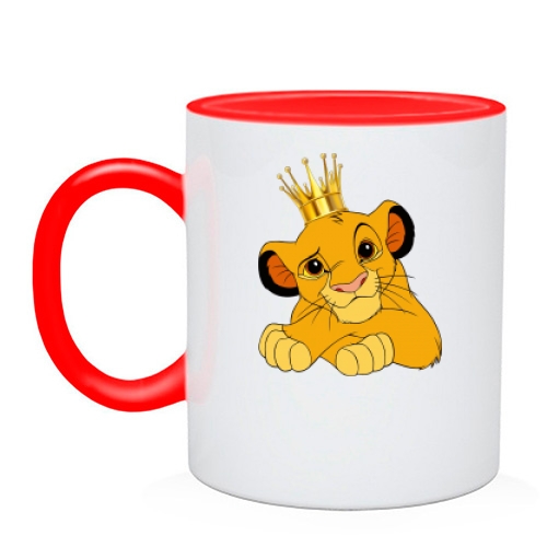 Чашка із Симбою в короні