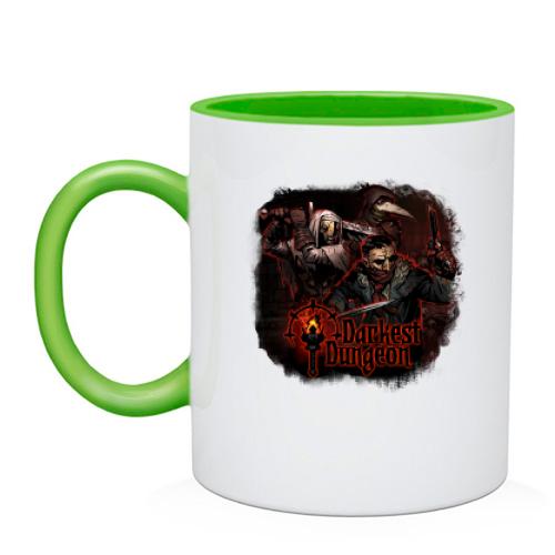 Чашка с арт-обложкой игры Darkest Dungeon