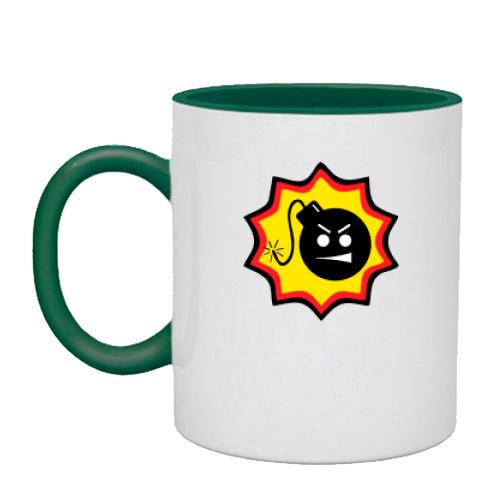 Чашка с логотипом игры Serious Sam