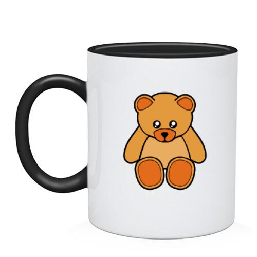 Чашка с плюшевым медведем