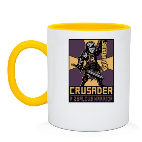 Чашка с постером Crusader
