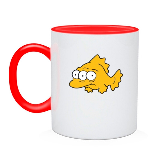 Чашка с трёхглазой рыбой