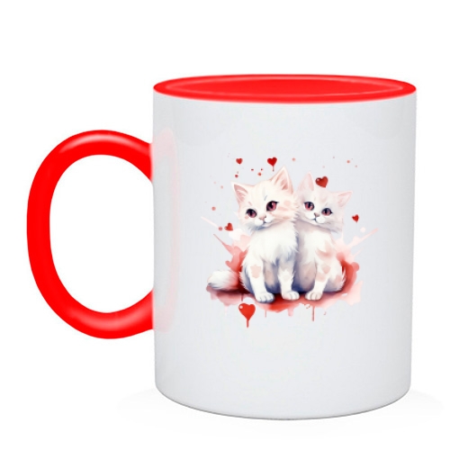 Чашка із закоханими кішечками (2)