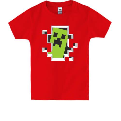 Детская футболка Crash Minecraft