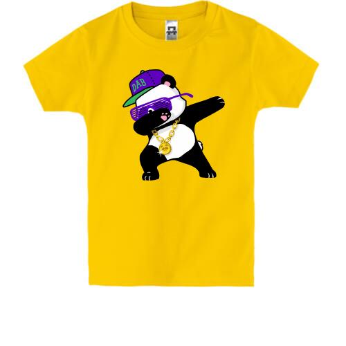 Дитяча футболка Dabbing Gangsta Panda