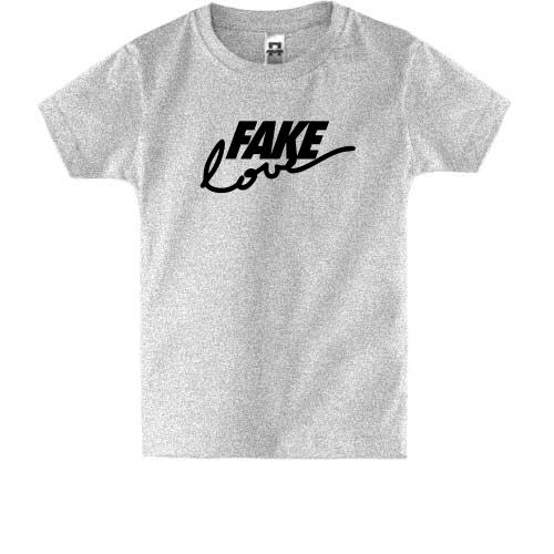 Детская футболка Fake love