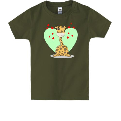 Дитяча футболка Дитина жираф