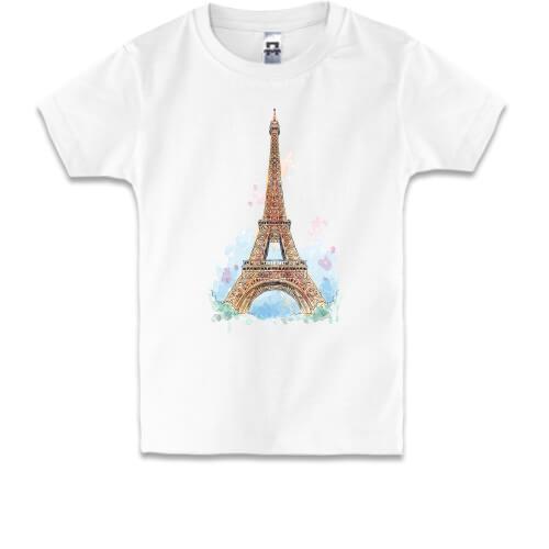 Детская футболка c Эйфелевой башней