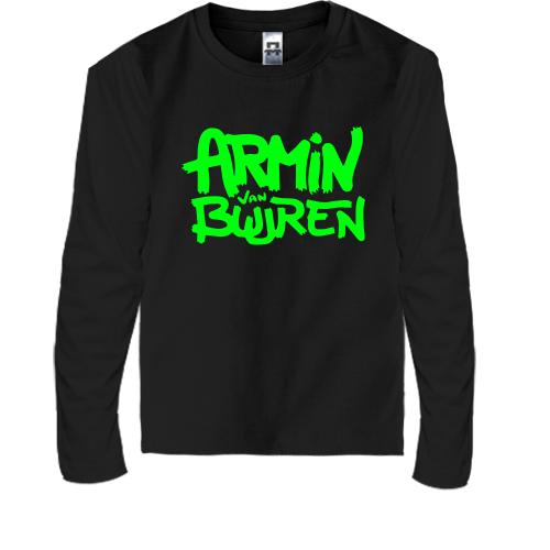 Детская футболка с длинным рукавом Armin Van Buuren (графити)