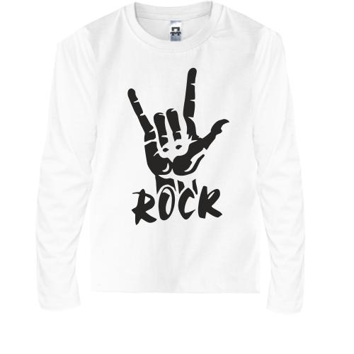 Детская футболка с длинным рукавом Рок (Rock)