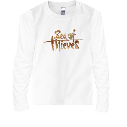 Детская футболка с длинным рукавом Sea of Thieves лого