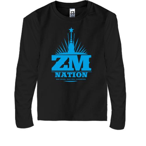 Детская футболка с длинным рукавом ZM Nation 2