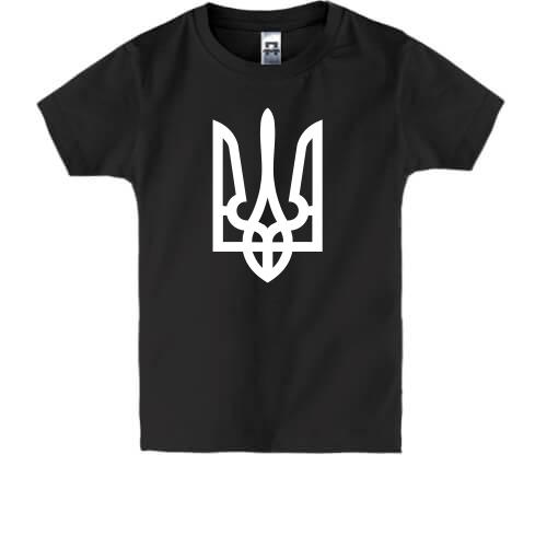 Детская футболка с гербом Украины