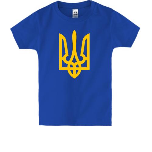 Детская футболка с гербом Украины 2