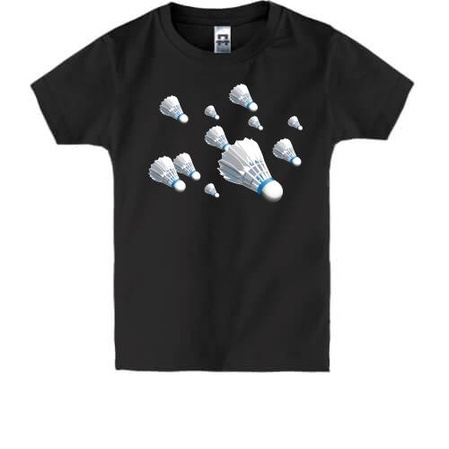 Детская футболка с летящими воланчиками