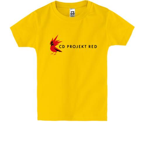 Детская футболка с логотипом CD Projekt Red