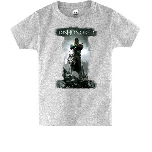 Детская футболка с обложкой игры Dishonored