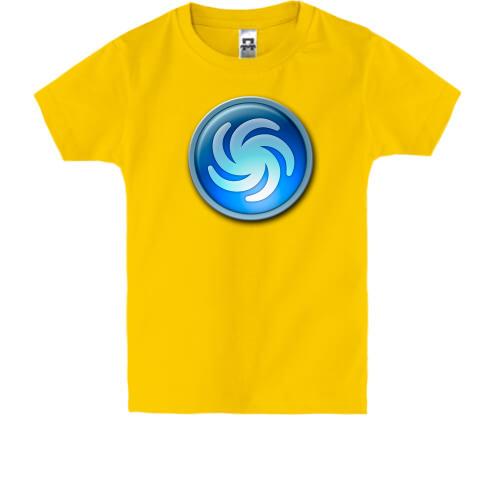 Детская футболка со значком игры Spore