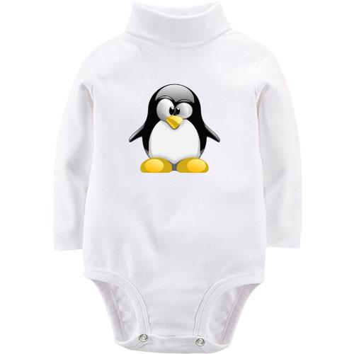 Детское боди LSL Пингвин Ubuntu