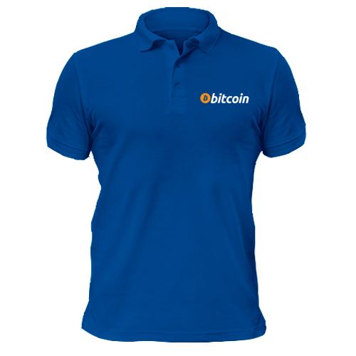 Чоловіча футболка-поло Bitcoin