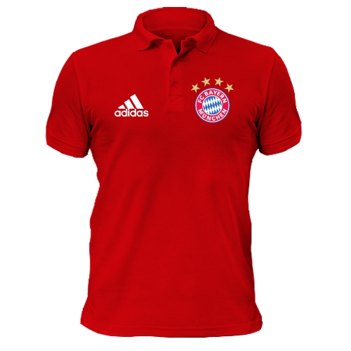 Чоловіча футболка-поло FC Bayern München («Баварія» Мюнхен)