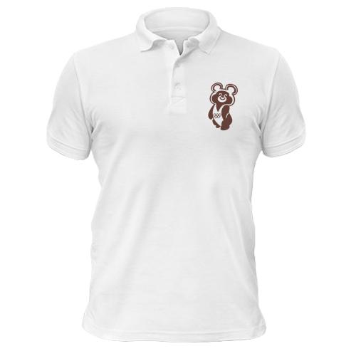 Чоловіча футболка-поло Олімпійський ведмедик