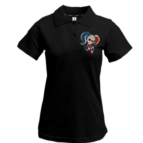 Жіноча футболка-поло з Харлі Квін