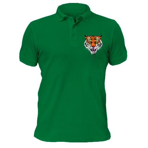 Чоловіча футболка-поло з шестиоким тигром