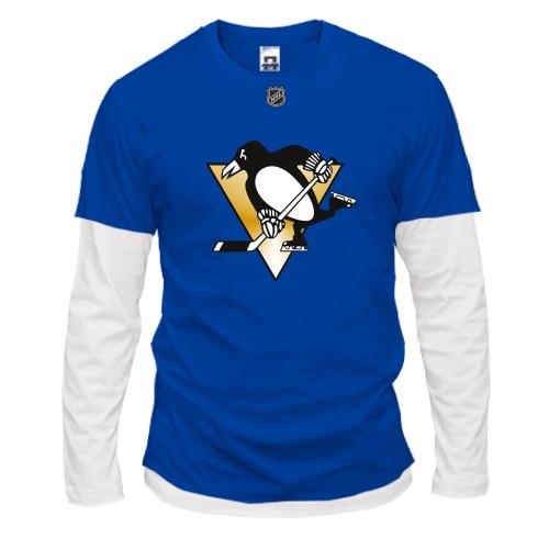 Комбинированный лонгслив Pittsburgh Penguins