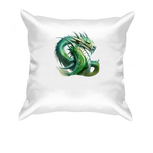 Подушка Green Dragon Art