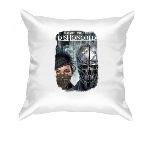 Подушка с постером игры Dishonored
