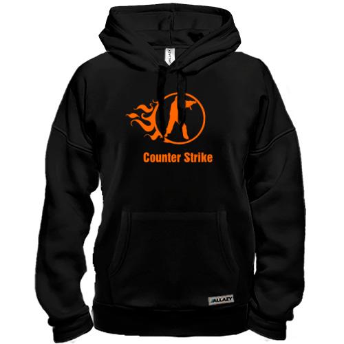 Толстовка Counter Strike со стилизованным огнем