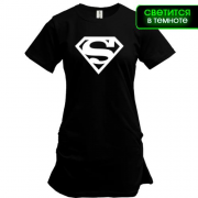 Подовжена футболка Superman (glow)
