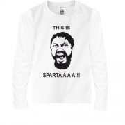 Детская футболка с длинным рукавом Спартак Это спарта!