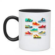 Чашка со спортивными кроссовками