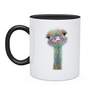 Чашка со страусёнком