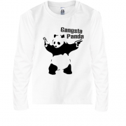 Детская футболка с длинным рукавом Gangsta Panda