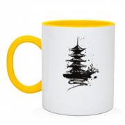 Чашка с японским стилем