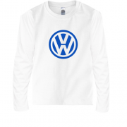 Детская футболка с длинным рукавом Volkswagen (лого)