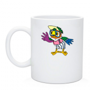Чашка с попугаем Кешей