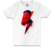 Детская футболка Никола Тесла в молнии