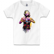 Дитяча футболка з Мерилін Монро (акварель)